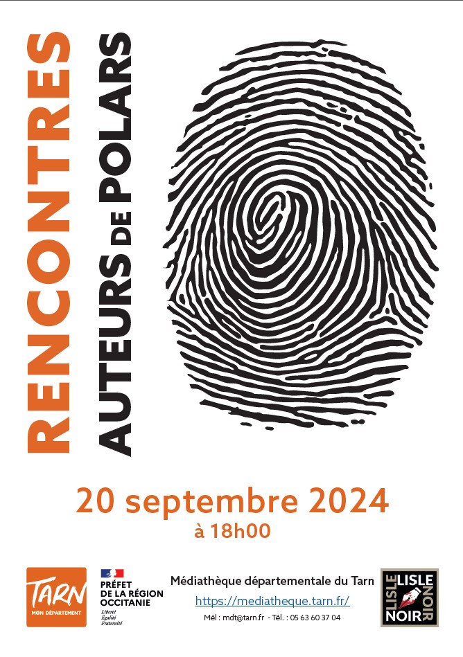 Rencontres auteurs de polar 2024 Le 20 sept 2024