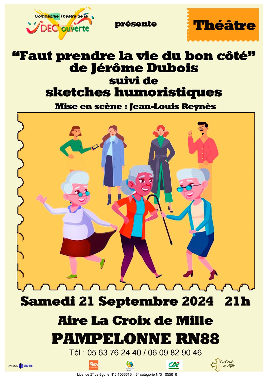 Théâtre avec Les Jeudistyles Le 21 sept 2024