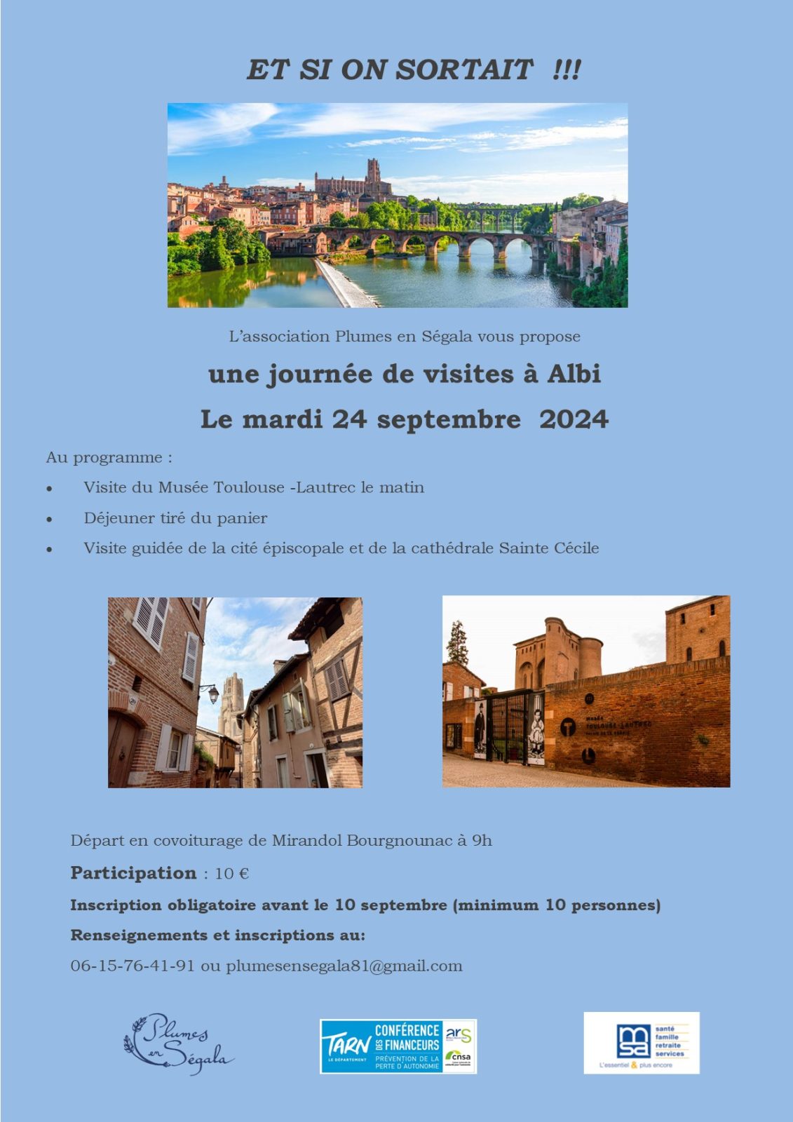 Visites à Albi Le 24 sept 2024