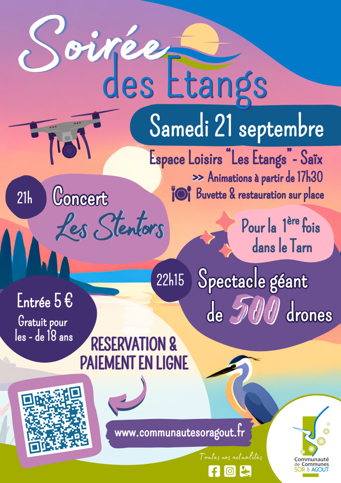 1ère Soirée des Etangs Du 21 au 22 sept 2024