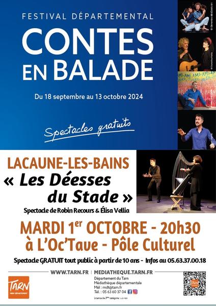 Contes en balade - Les Déesses du Stade Le 1 oct 2024