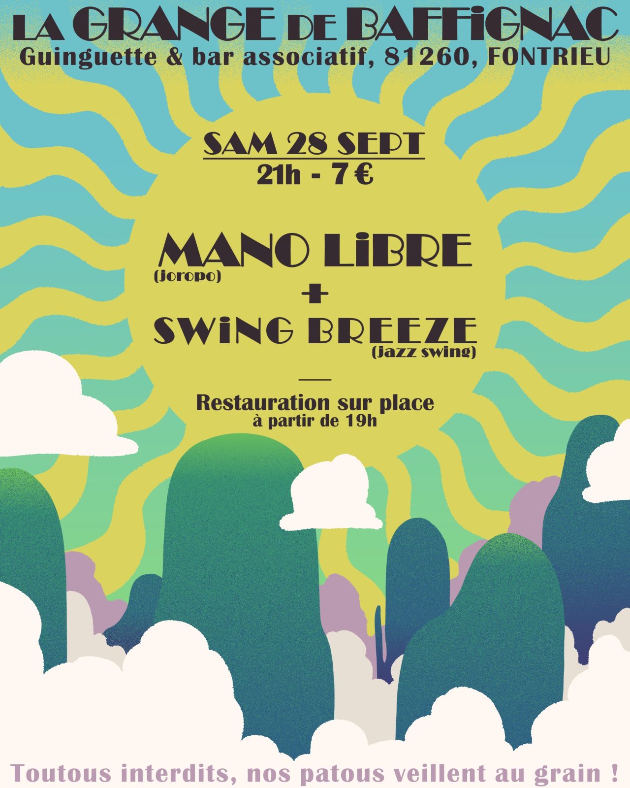 Concert de Mano Libre Le 28 sept 2024