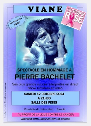 Concert hommage à Pierre Bachelet Le 12 oct 2024