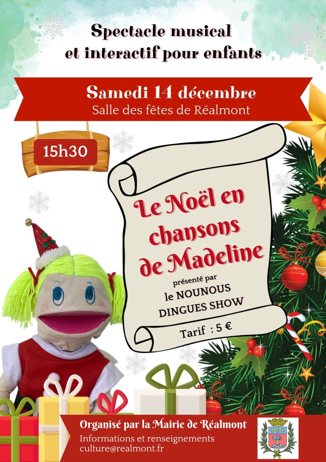 Le Noël en chanson de Madeline Le 14 déc 2024