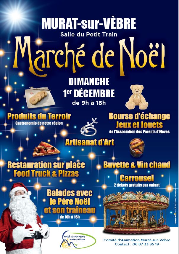 Marché de Noël 2024 Le 1 déc 2024