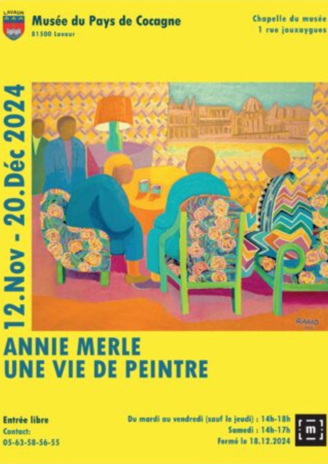 Exposition - Anne-Marie Merle, une vie de peintre Du 12 nov au 20 déc 2024