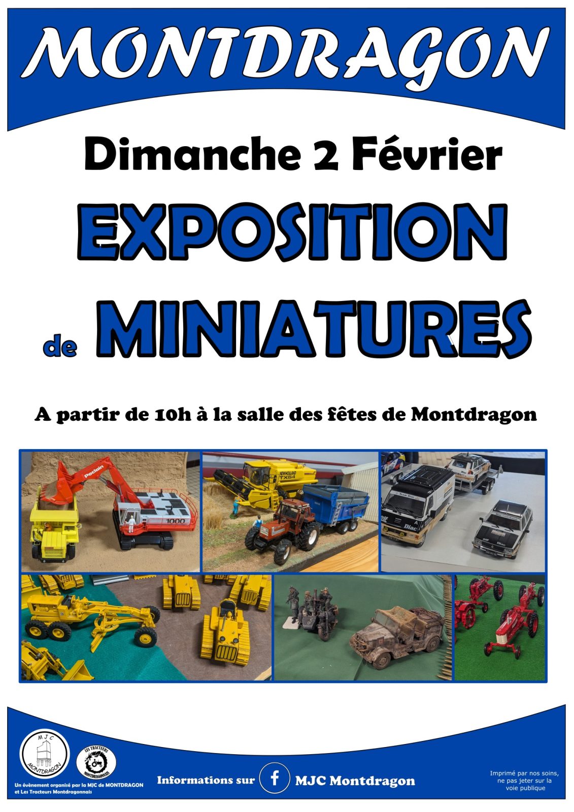 Exposition de miniatures à Montdragon Le 2 fév 2025