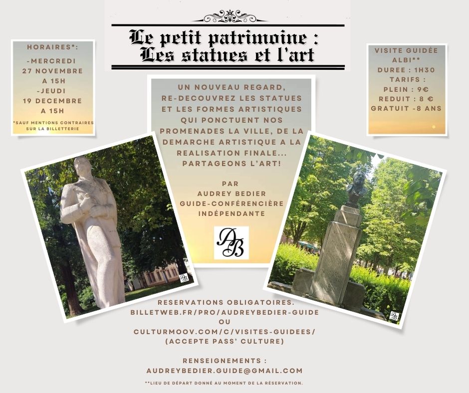 Albi le petit patrimoine, Les statues et l