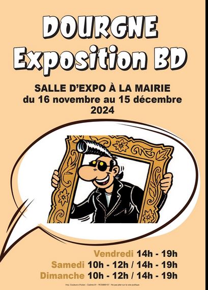 Dourgne Exposition BD Du 16 nov au 15 déc 2024