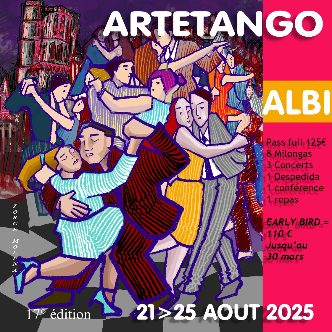 Festival Artetango 2025 Du 22 au 26 août 2025