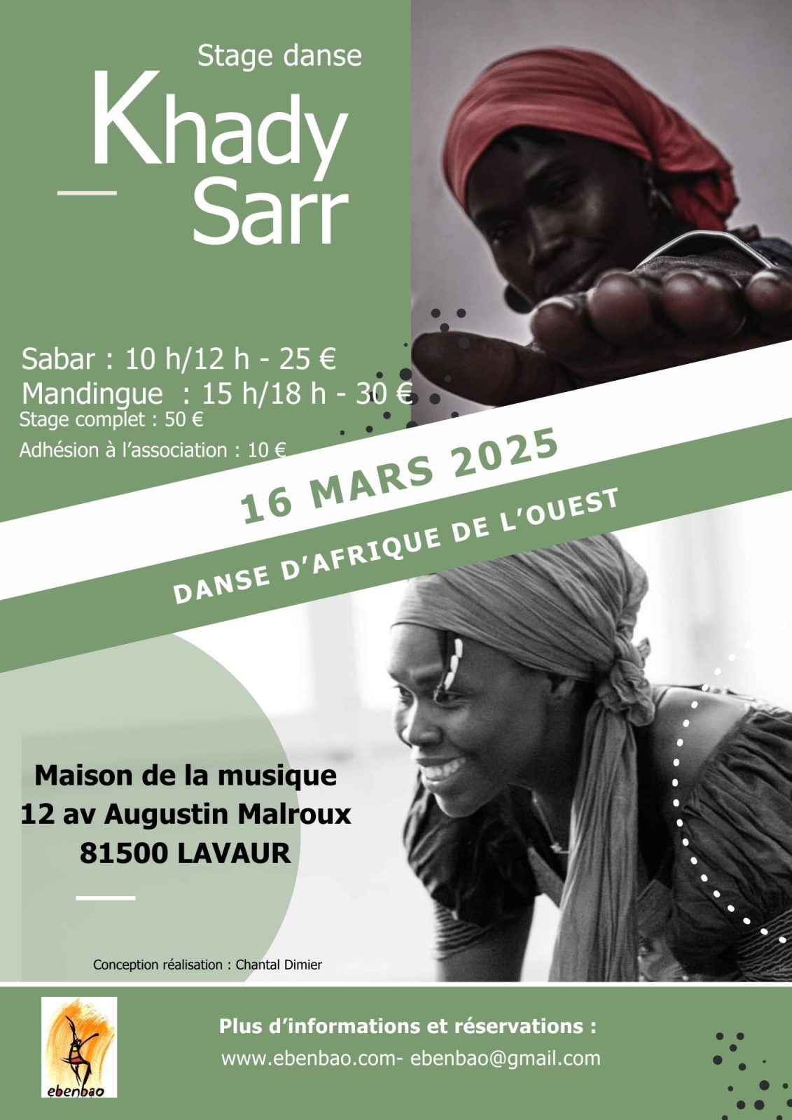 Stage de danse avec Khady SARR